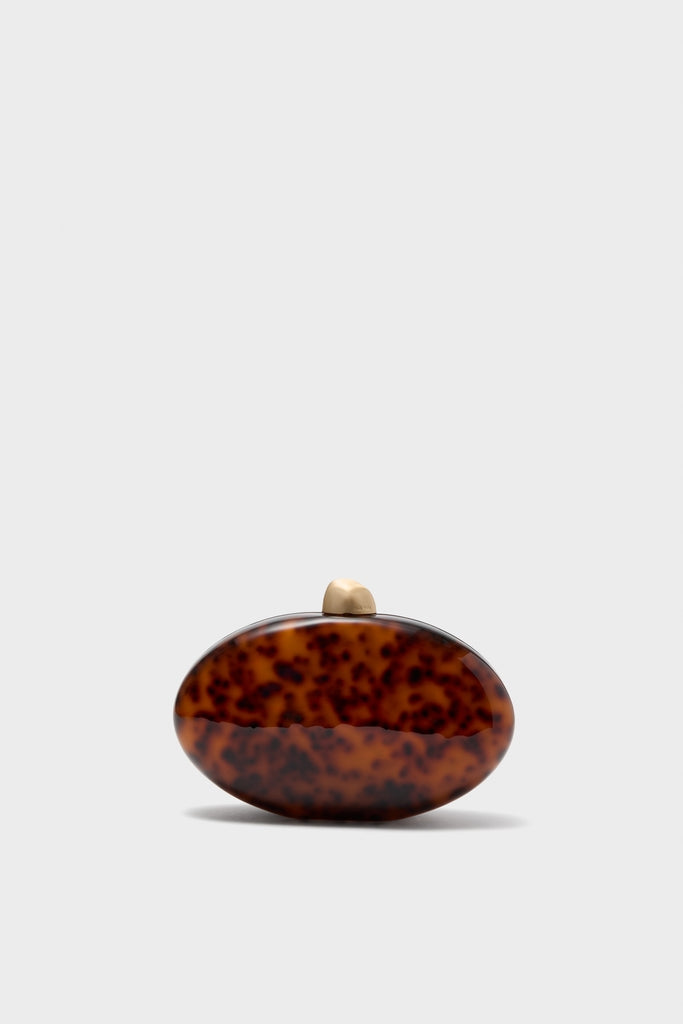 Caramel Tortoise Eviana Clutch