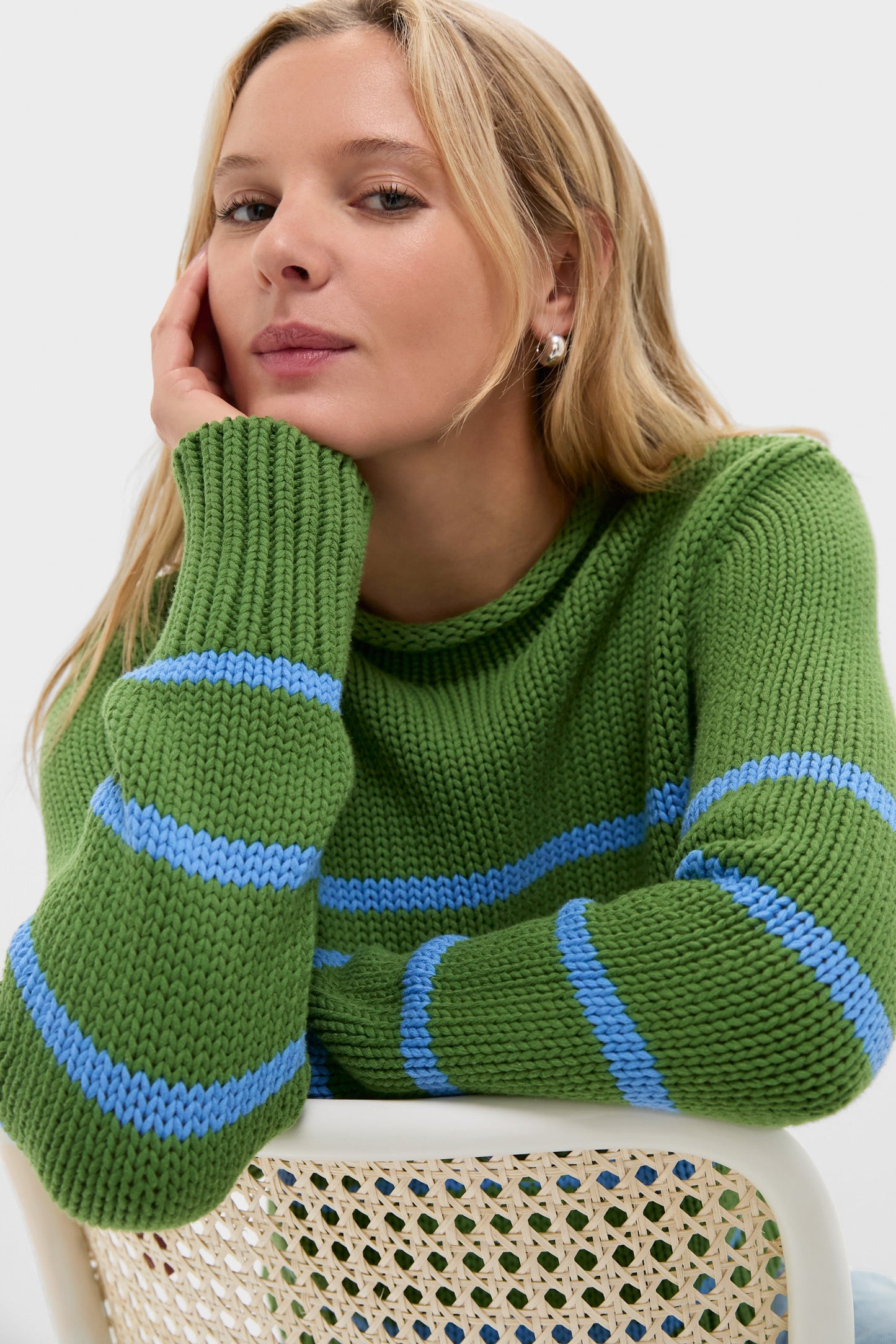 Cactus and Sky Mini Marina Sweater