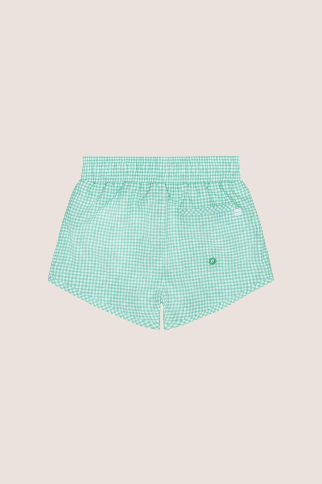Boys Green Gingham Boardie