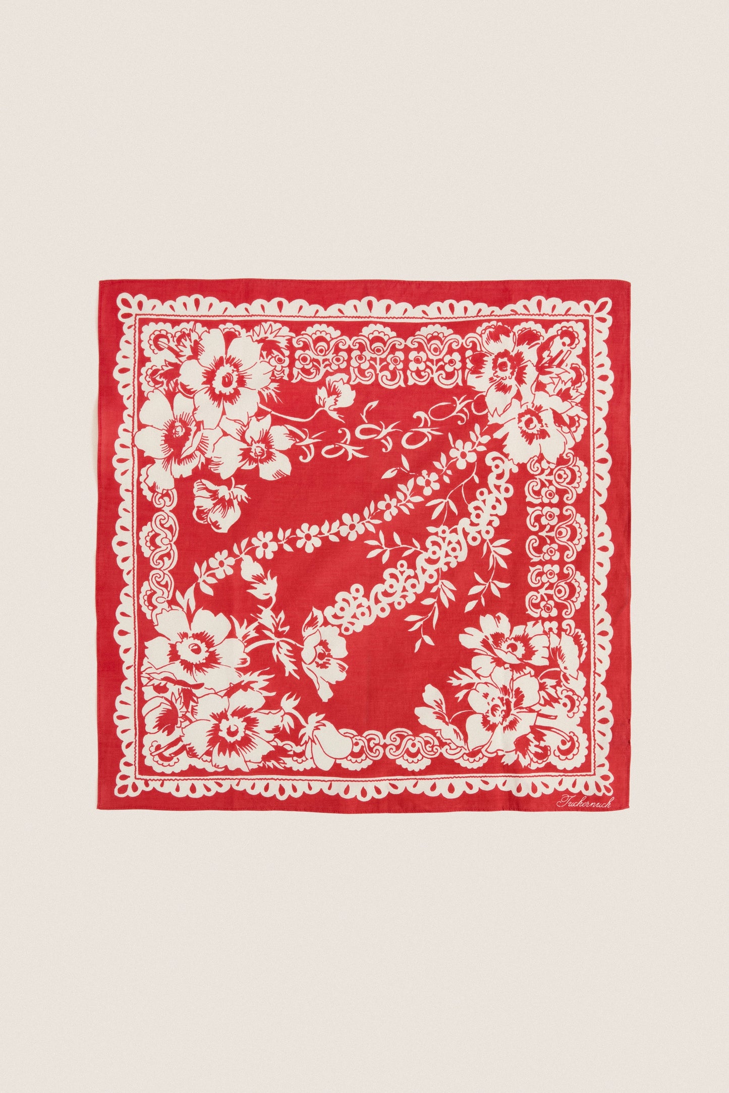 Cherry Tropical Punch Cotton Scarf