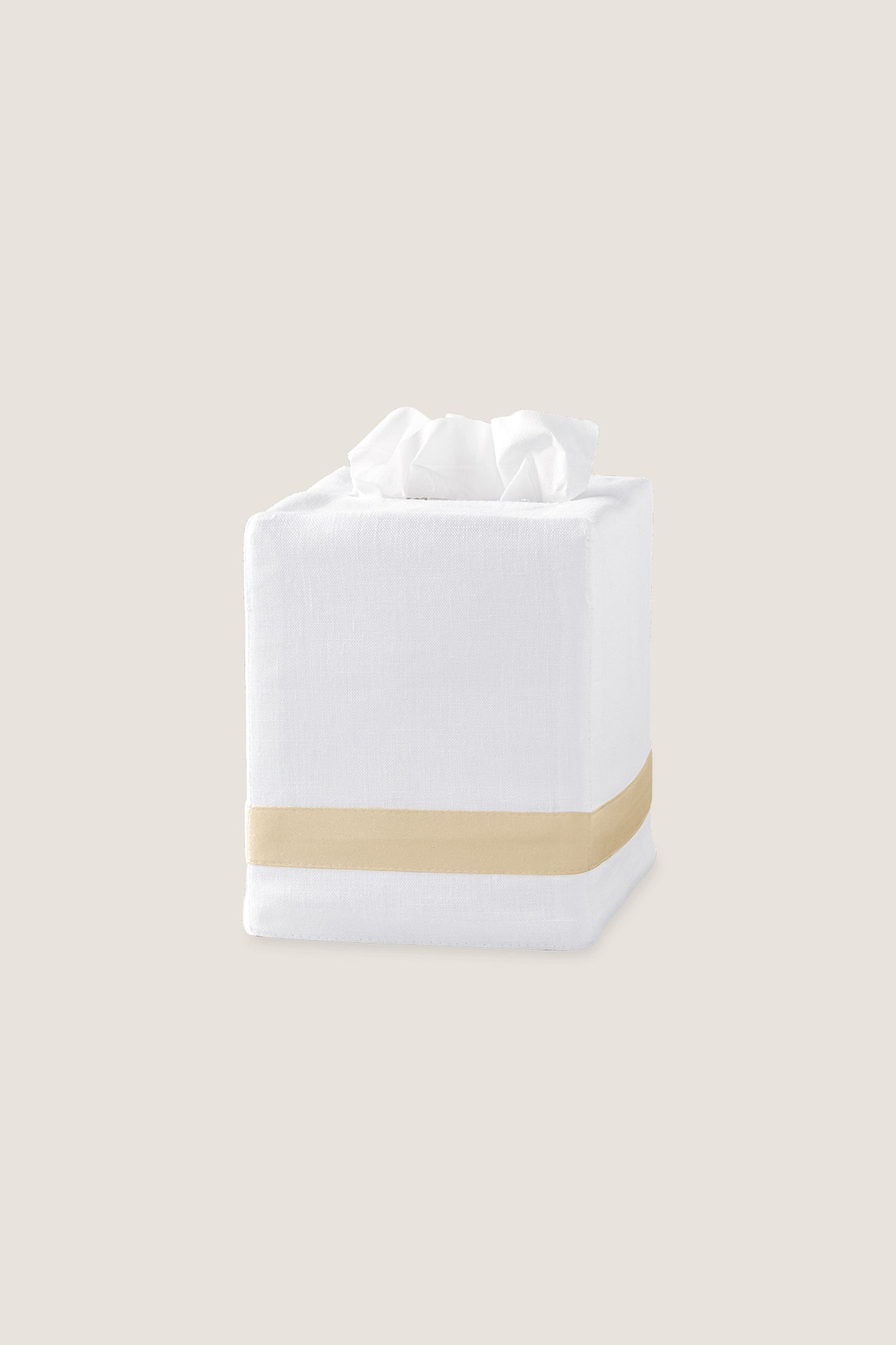 Champagne Lowell Tissue Box Cover