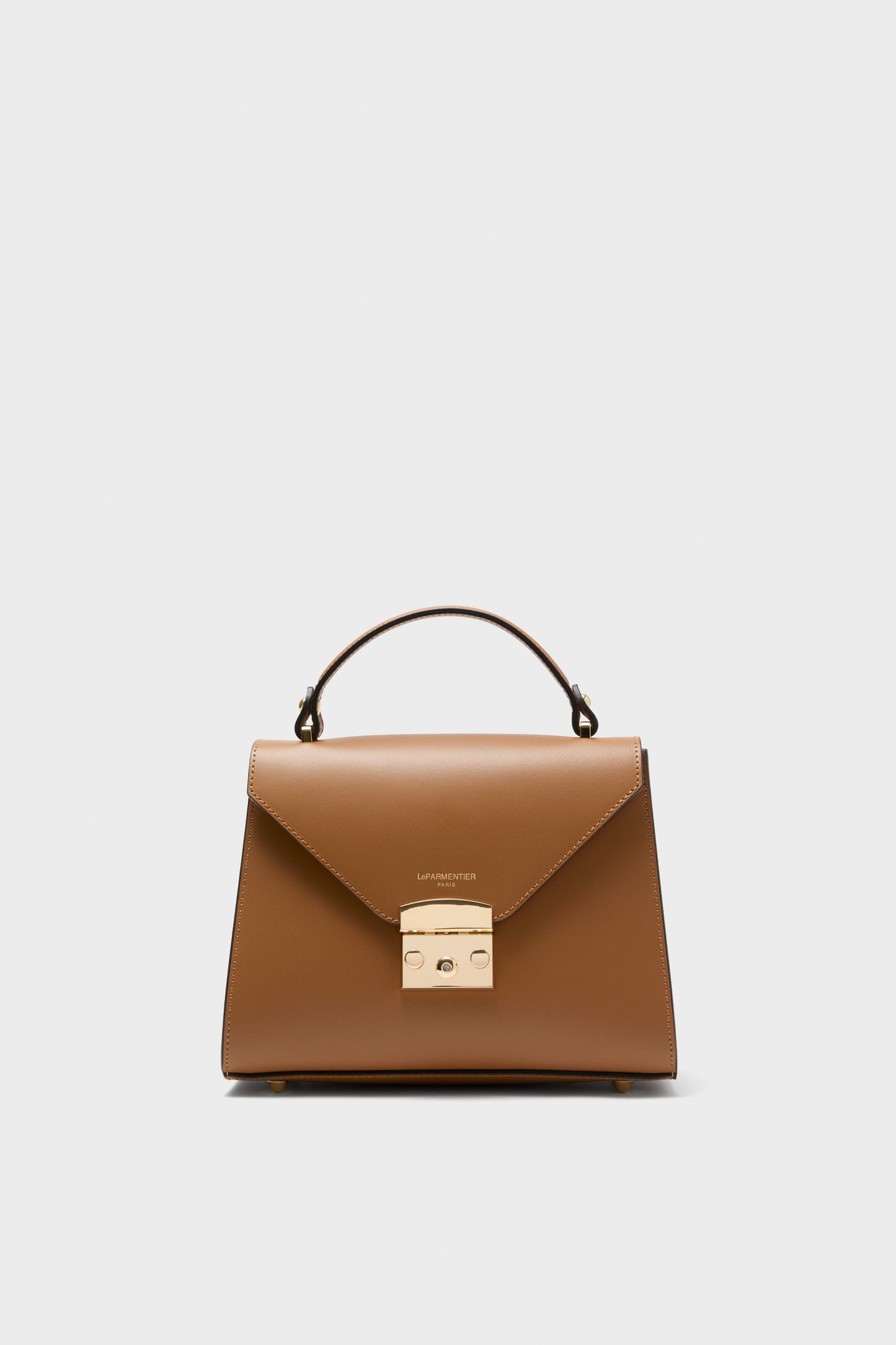Caramel Peggy Top Handle Satchel Bag