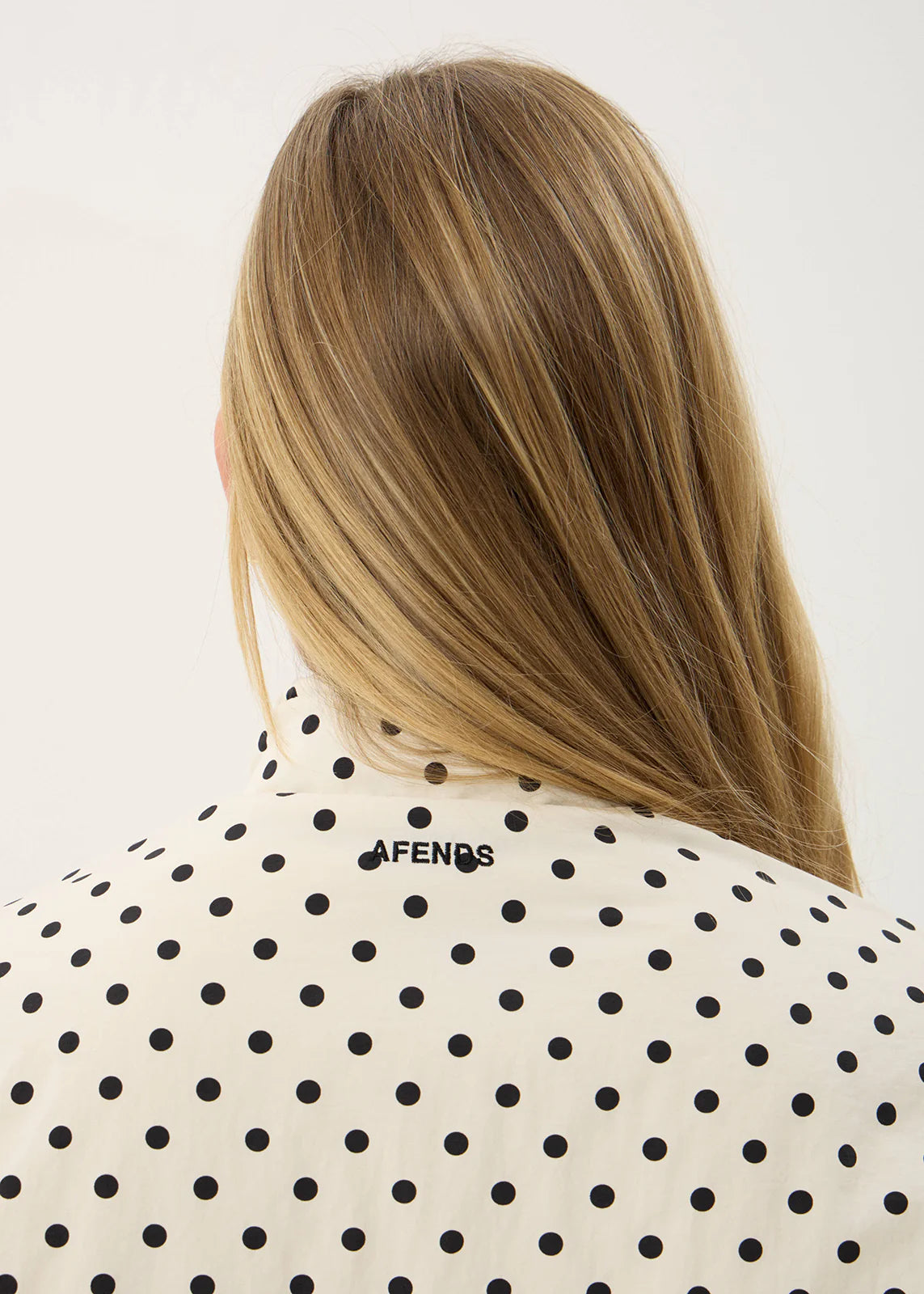 AFENDS Womens Berlin - Reversible Polar Fleece Jacket - Moonbeam