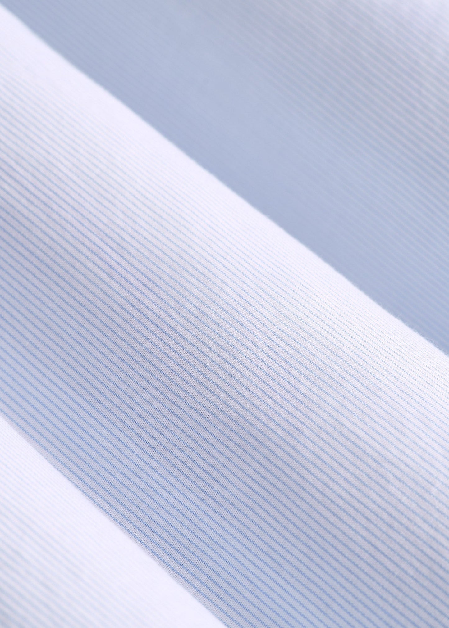 Oskar Easy Care Dress Shirt for Tall Men in Blue Mini Stripe