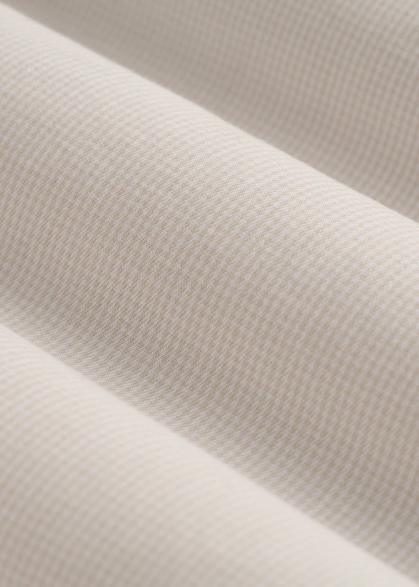Oskar Easy Care Dress Shirt for Tall Men in Beige Mini Gingham