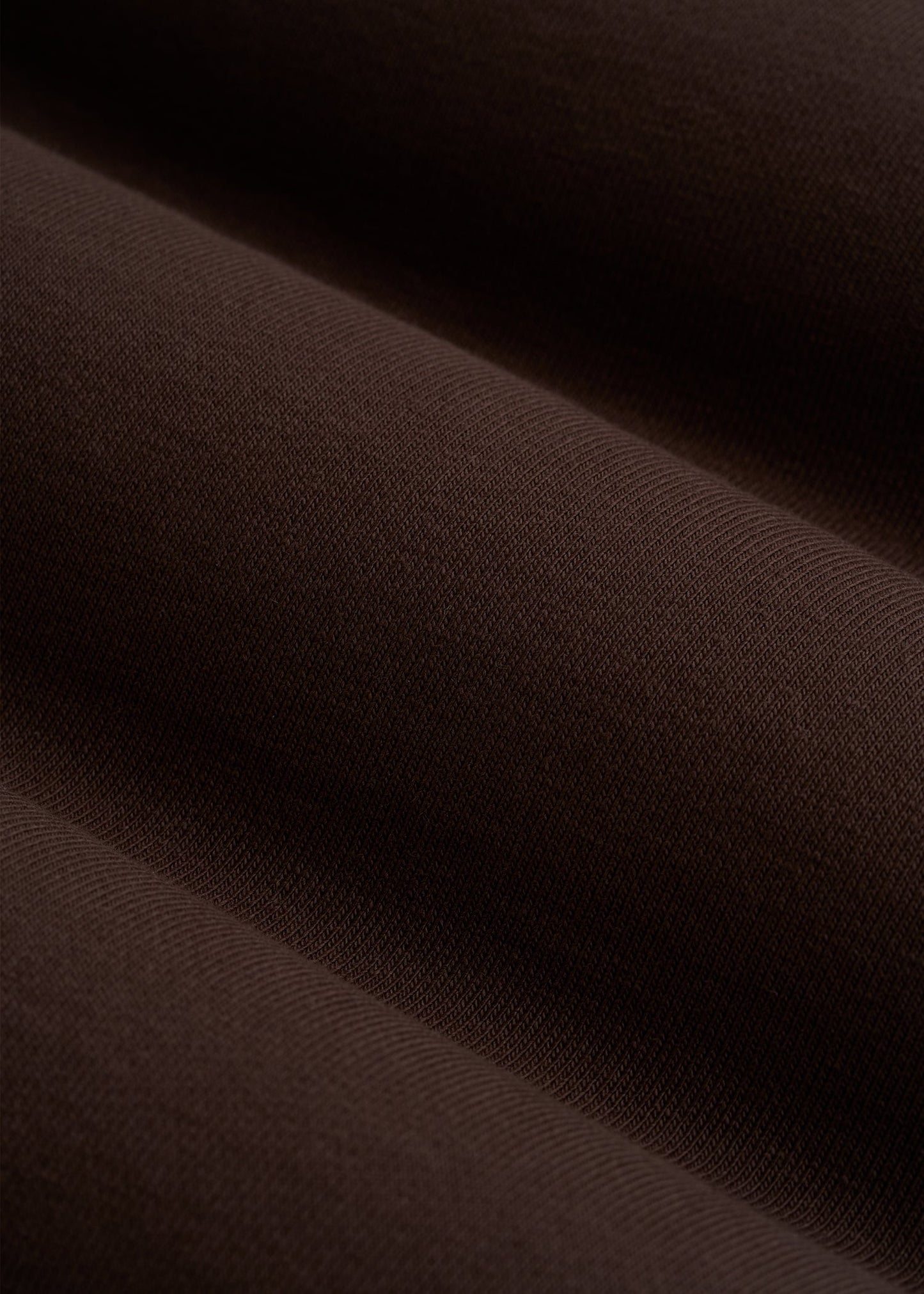 French Terry Crewneck Sweatshirt for Tall Women in Espresso