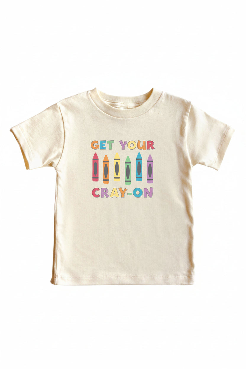 Get Your Cray-On Kids Graphic Tee | Natural