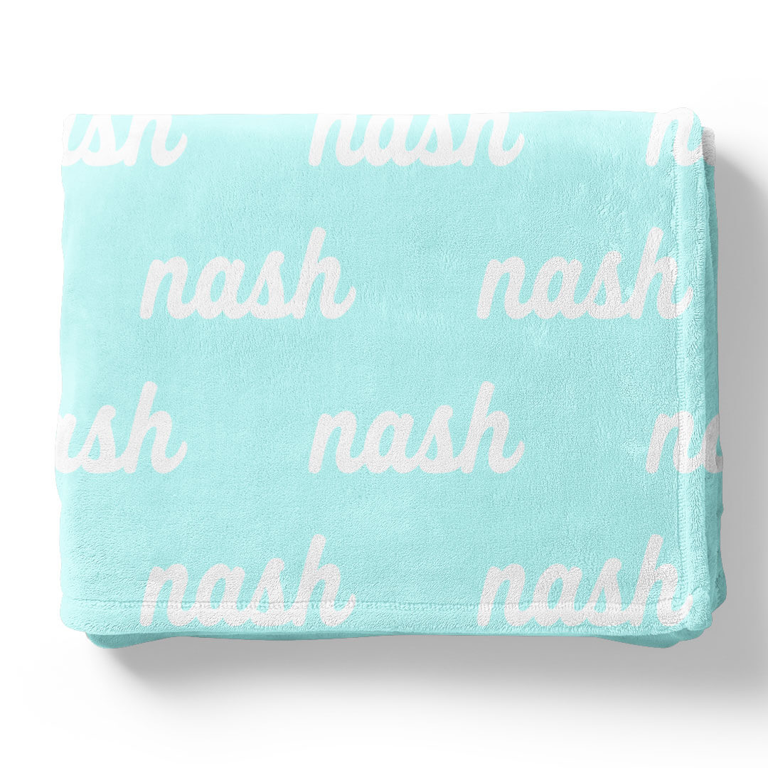 Personalized Color Blanket | Bright Neons