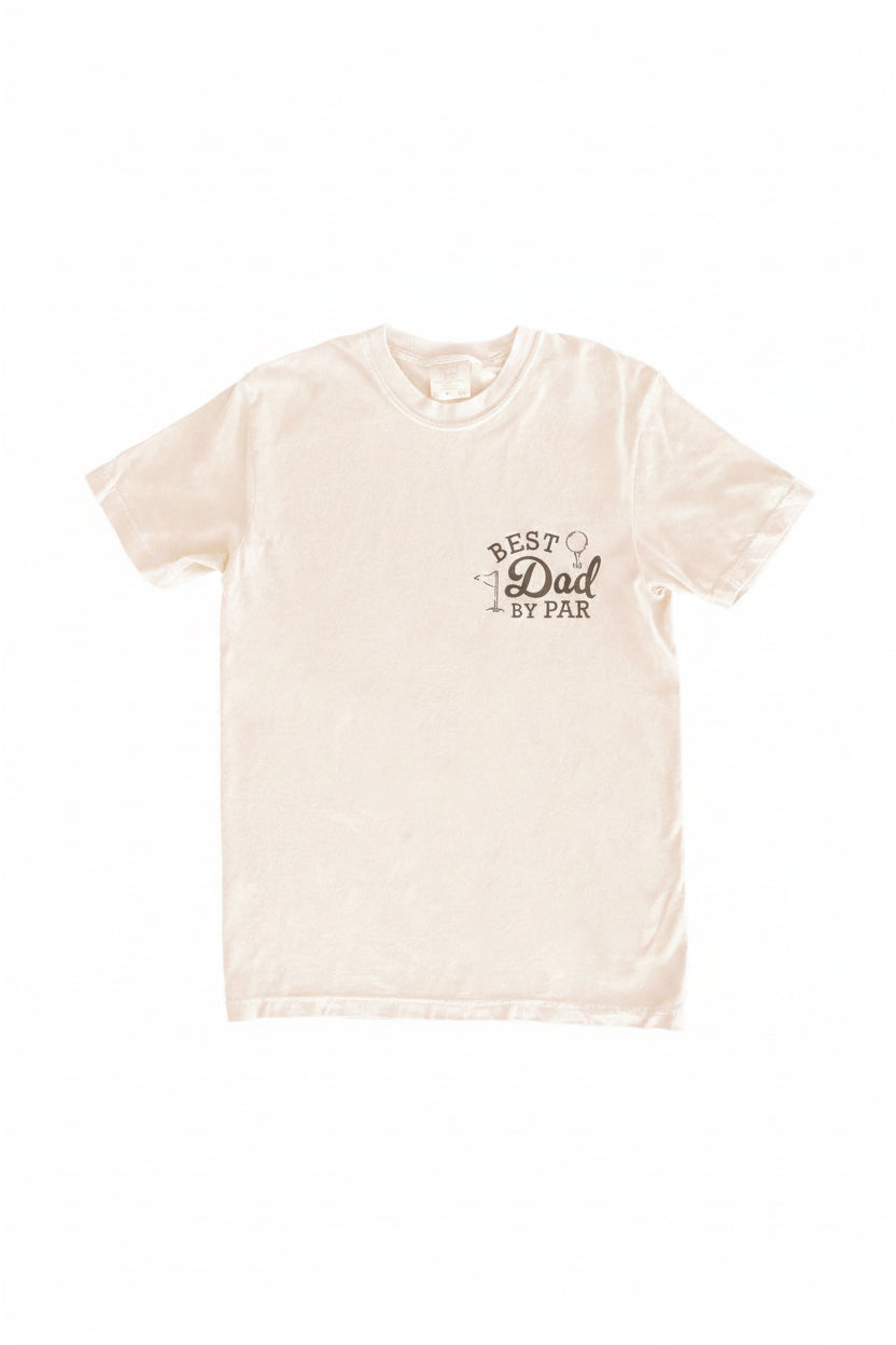 Best Dad By Par Graphic Tee | Ivory