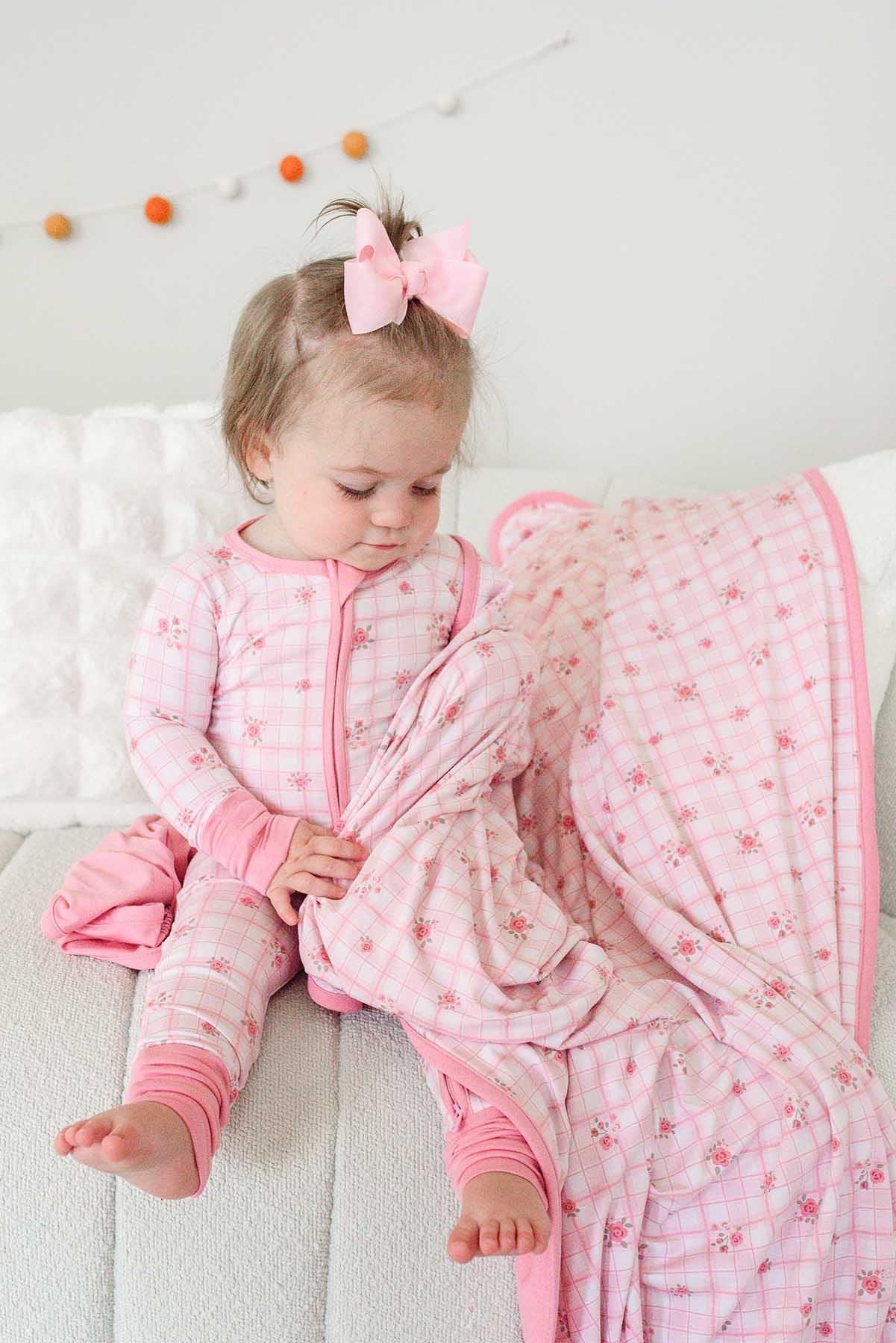 Double Sided Bamboo Blanket | Primrose Plaid