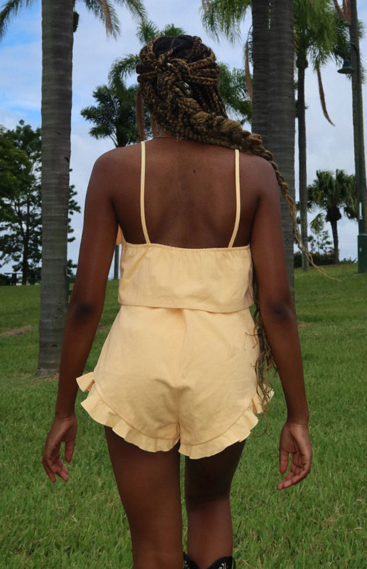 Petal Yellow Shorts