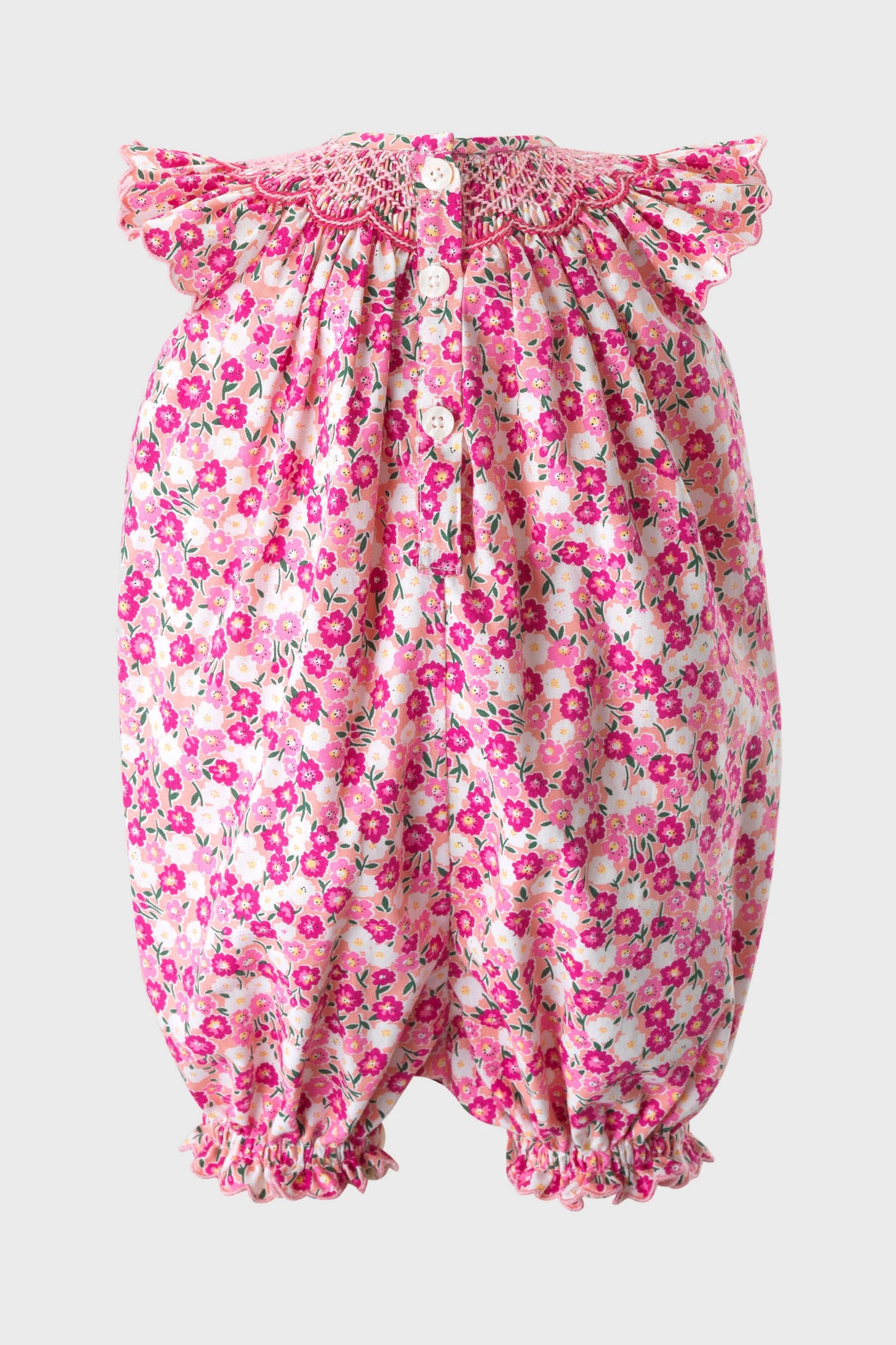 Carnation Smocked Babysuit
