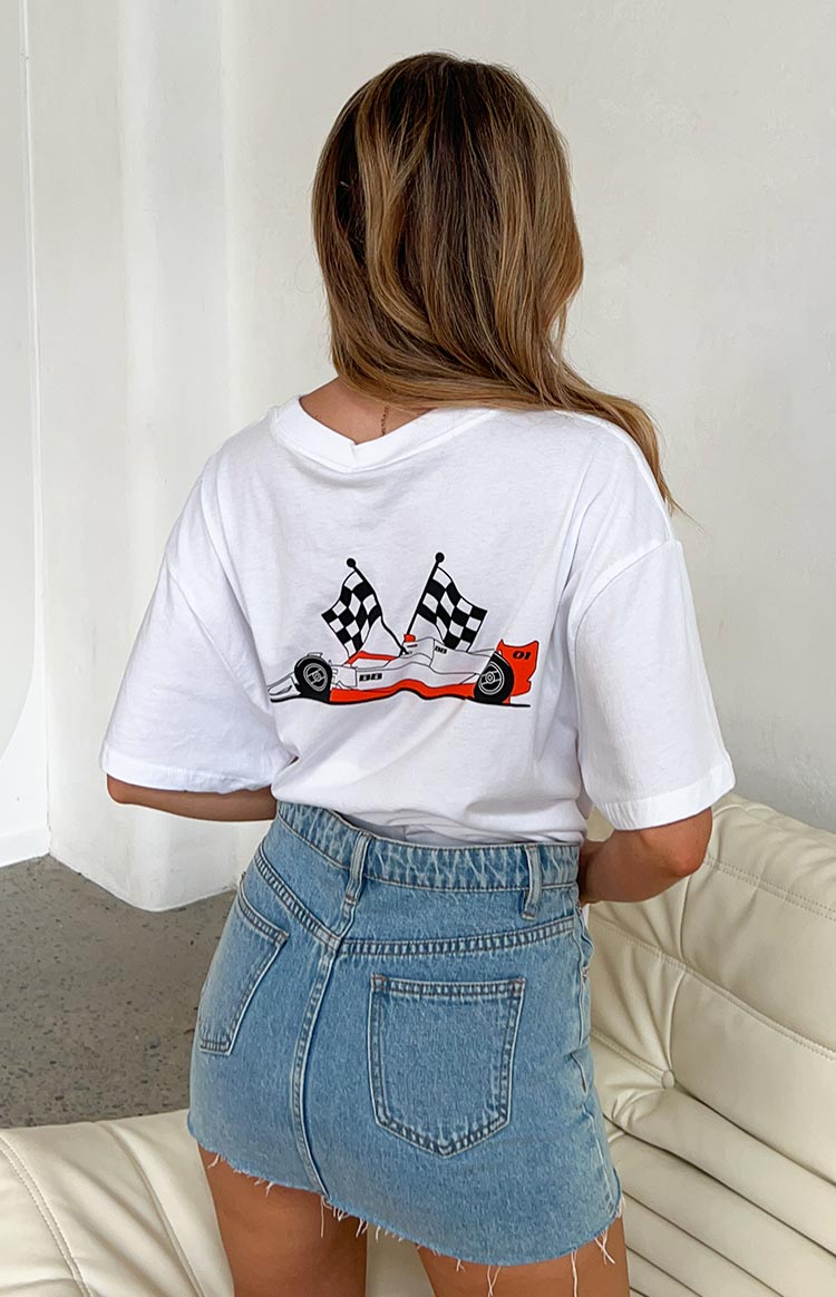 Too Quick White Tee