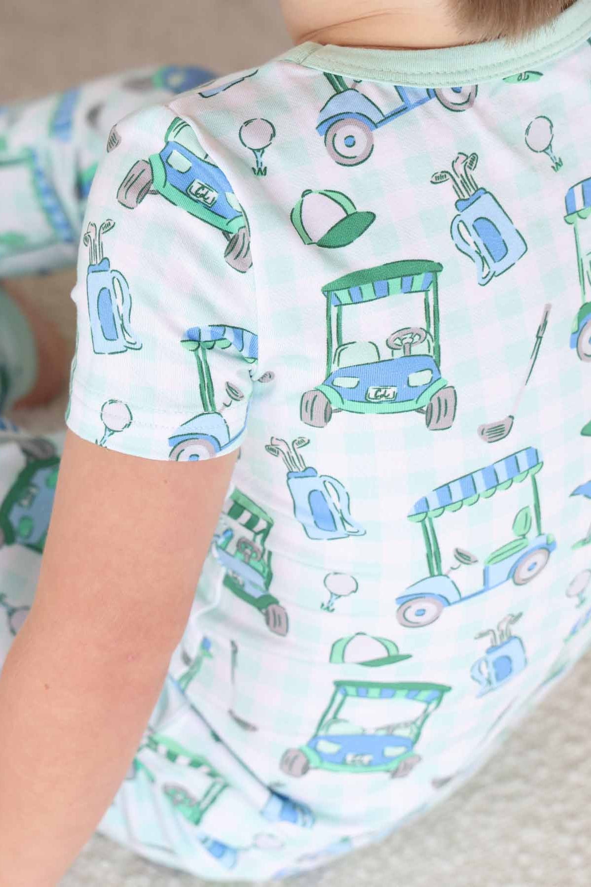 Birdie Babes Two Piece Pajama Set | Green