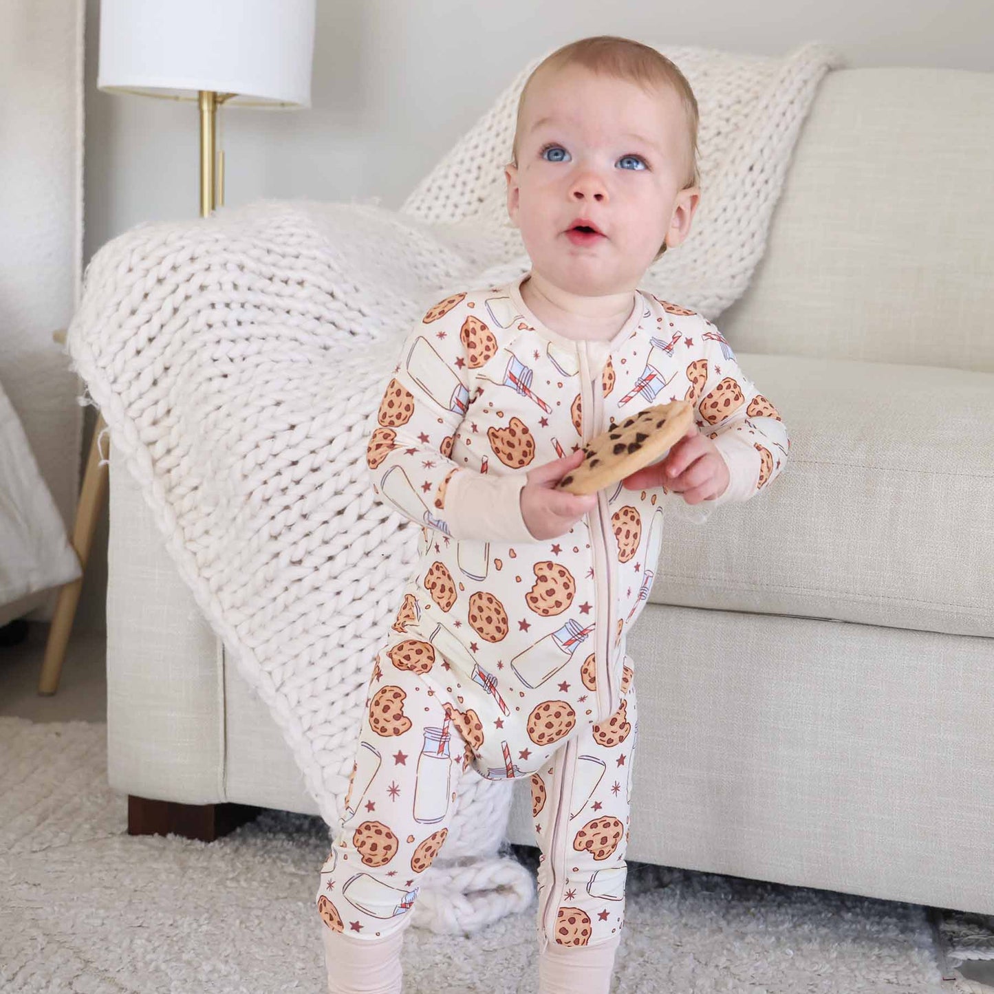 Cookie Cuddles Convertible Zip Romper