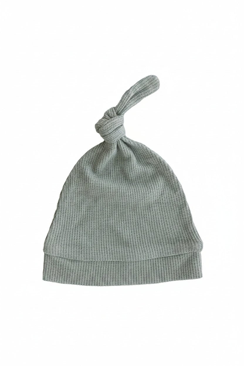 Eucalyptus Bamboo Waffle Knotted Hat