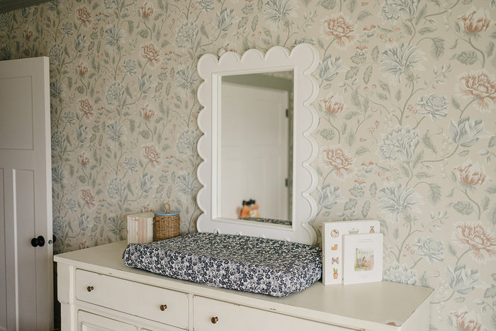 Liberty Floral Muslin Changing Pad Cover