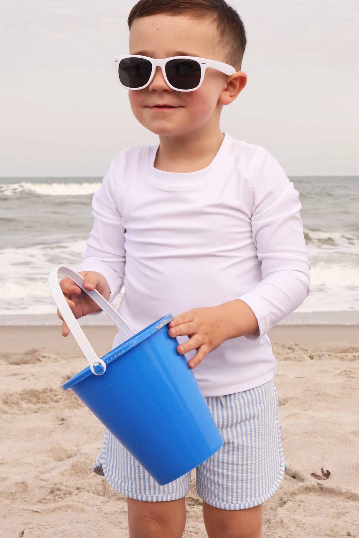 Long Sleeve Rash Guard Shirt | White