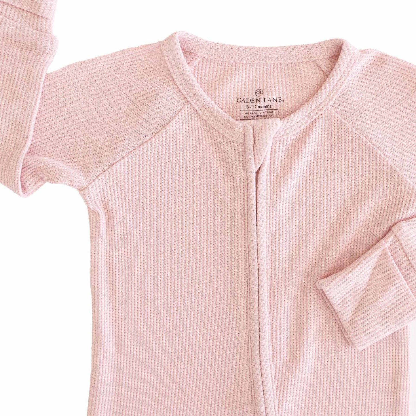 Embroidered Bamboo Waffle Convertible Zip Romper | Lotus