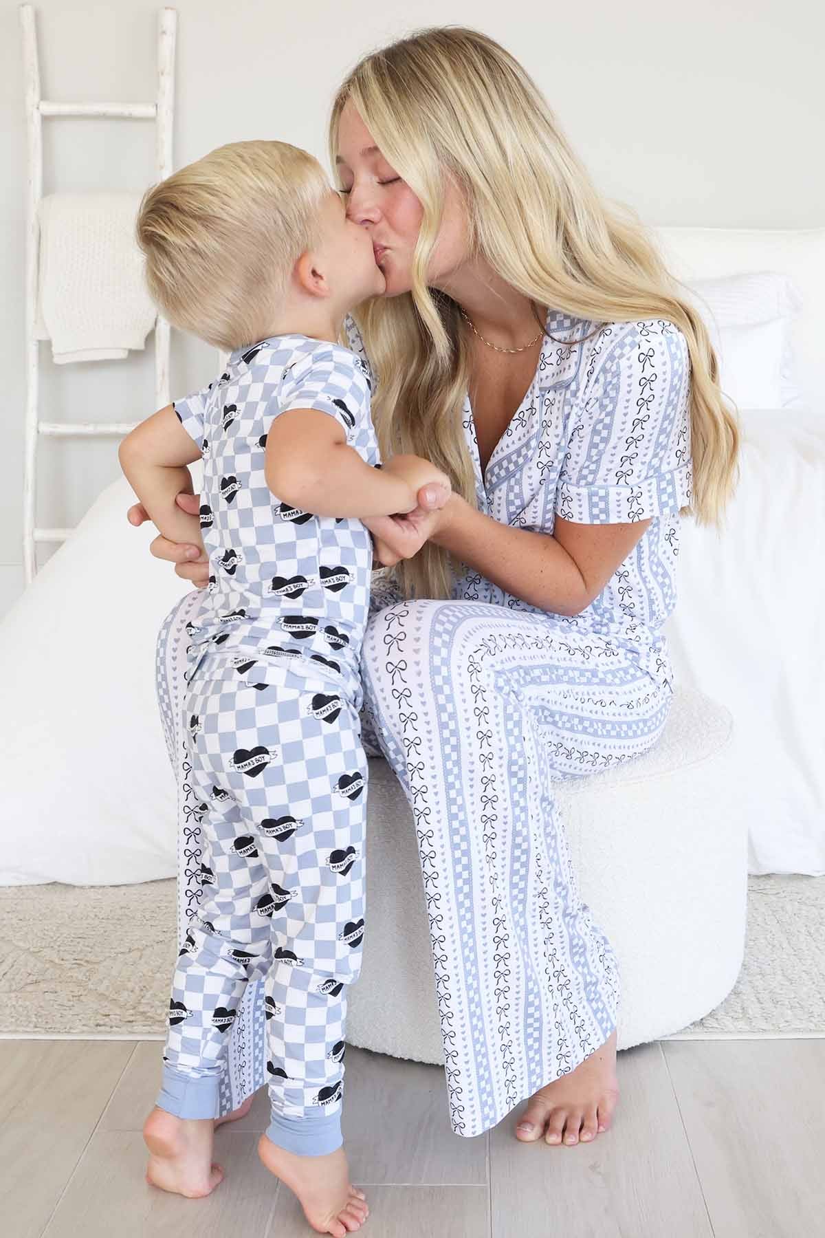 Mama's Boy Two Piece Pajama Set