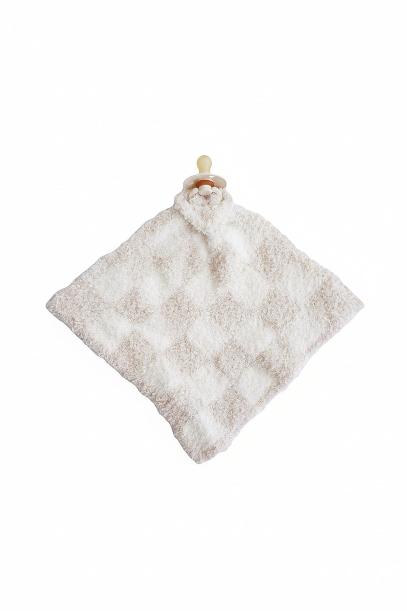 CuddleLane™ Luxe Lovey | Toffee Check
