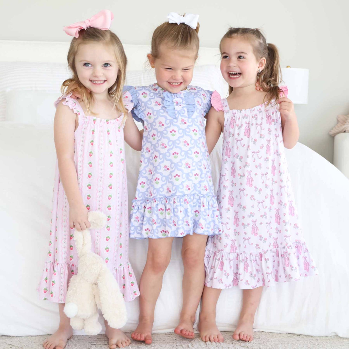 Girls' Full Length Ruffle Nightgown | Ballet Dreams