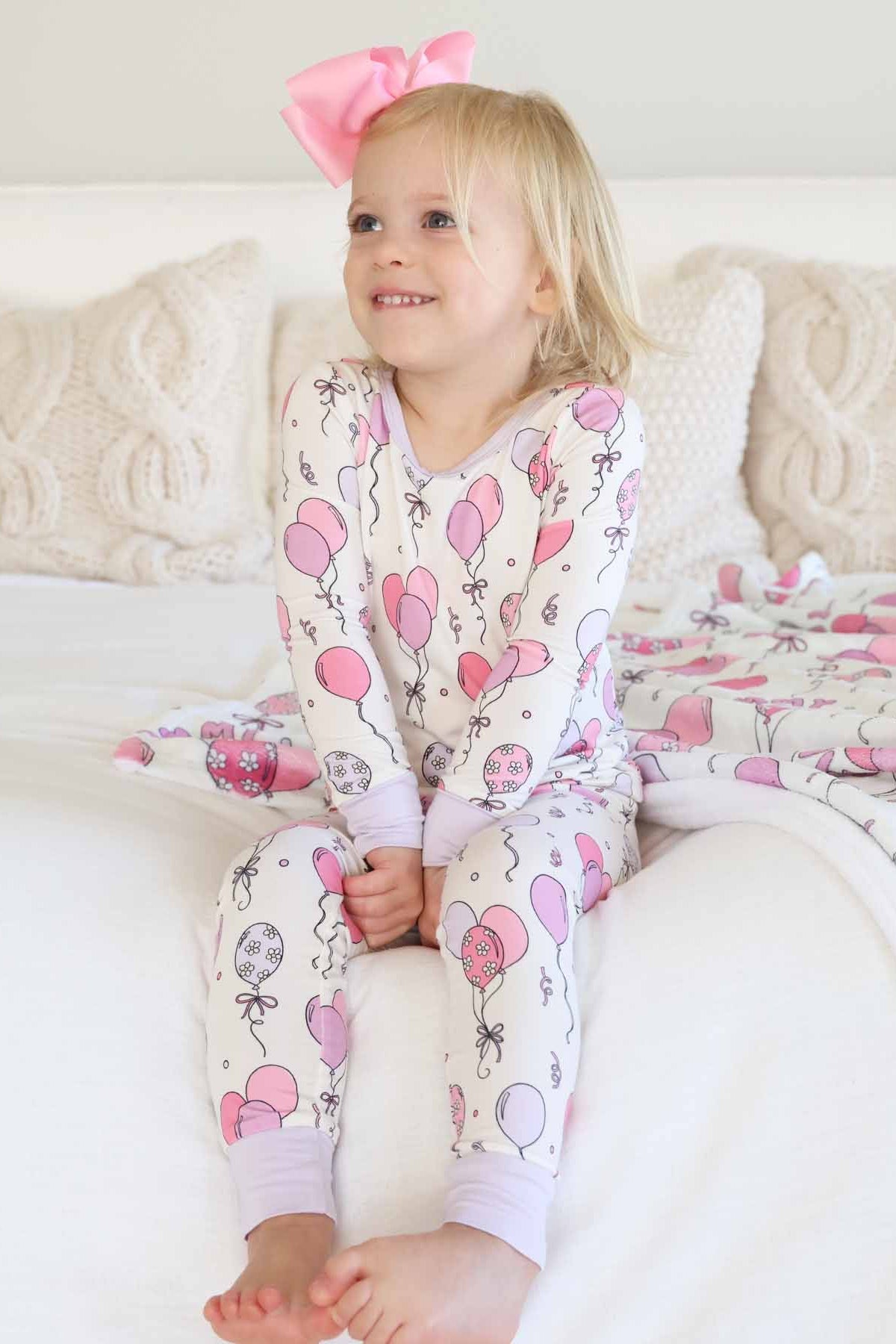 Party Time Two Piece Pajama Set | Pink