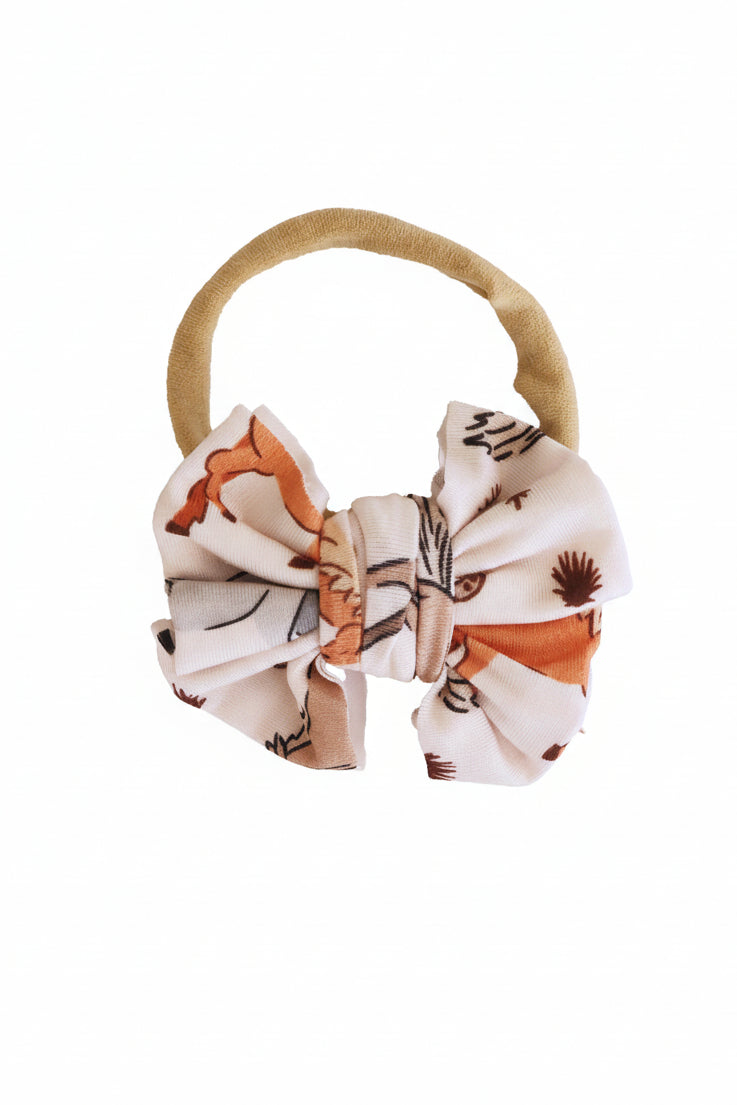 P's Ponies Knit Bow Headband
