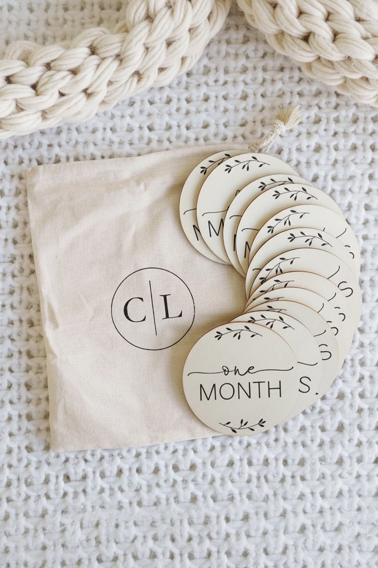 Monthly Milestone Wood Announcement | Leafy
