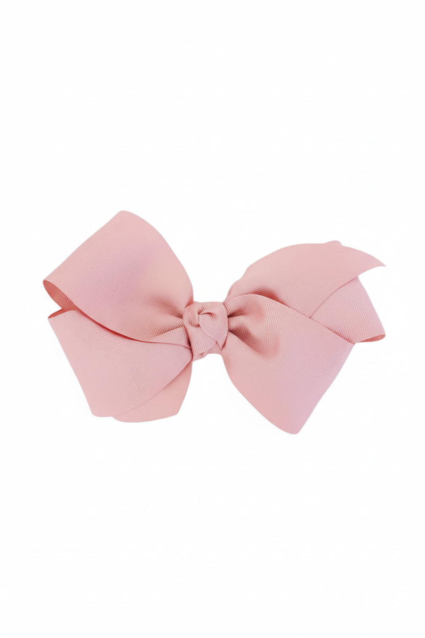 Large Ribbon Bow With Clip | Vintage Rose