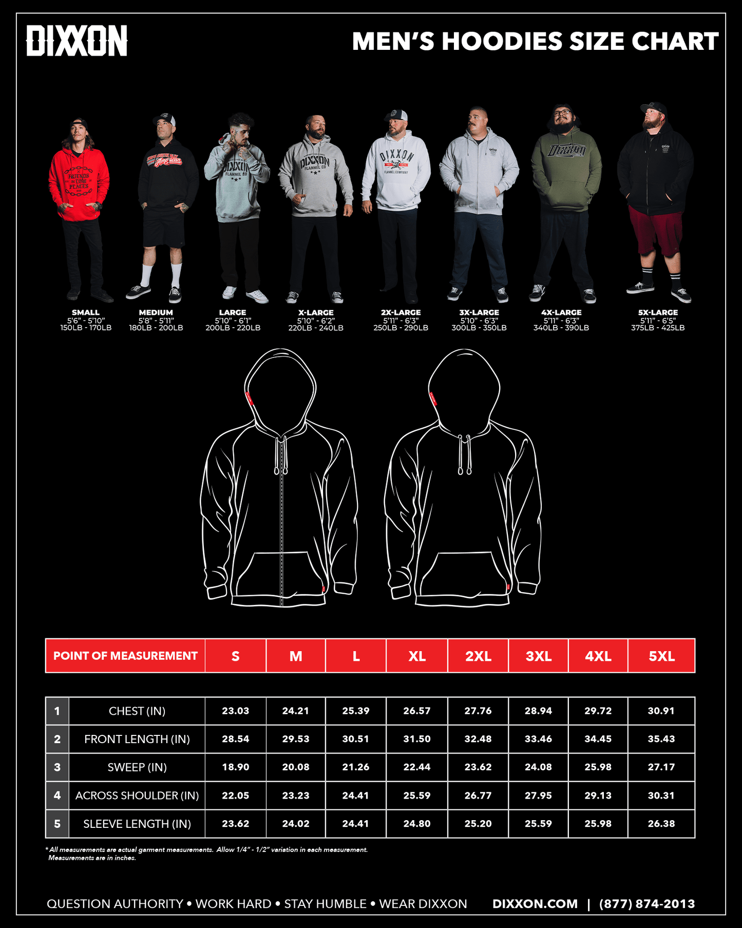 Working Class Heroes Hi-Vis Pullover Hoodie - Orange