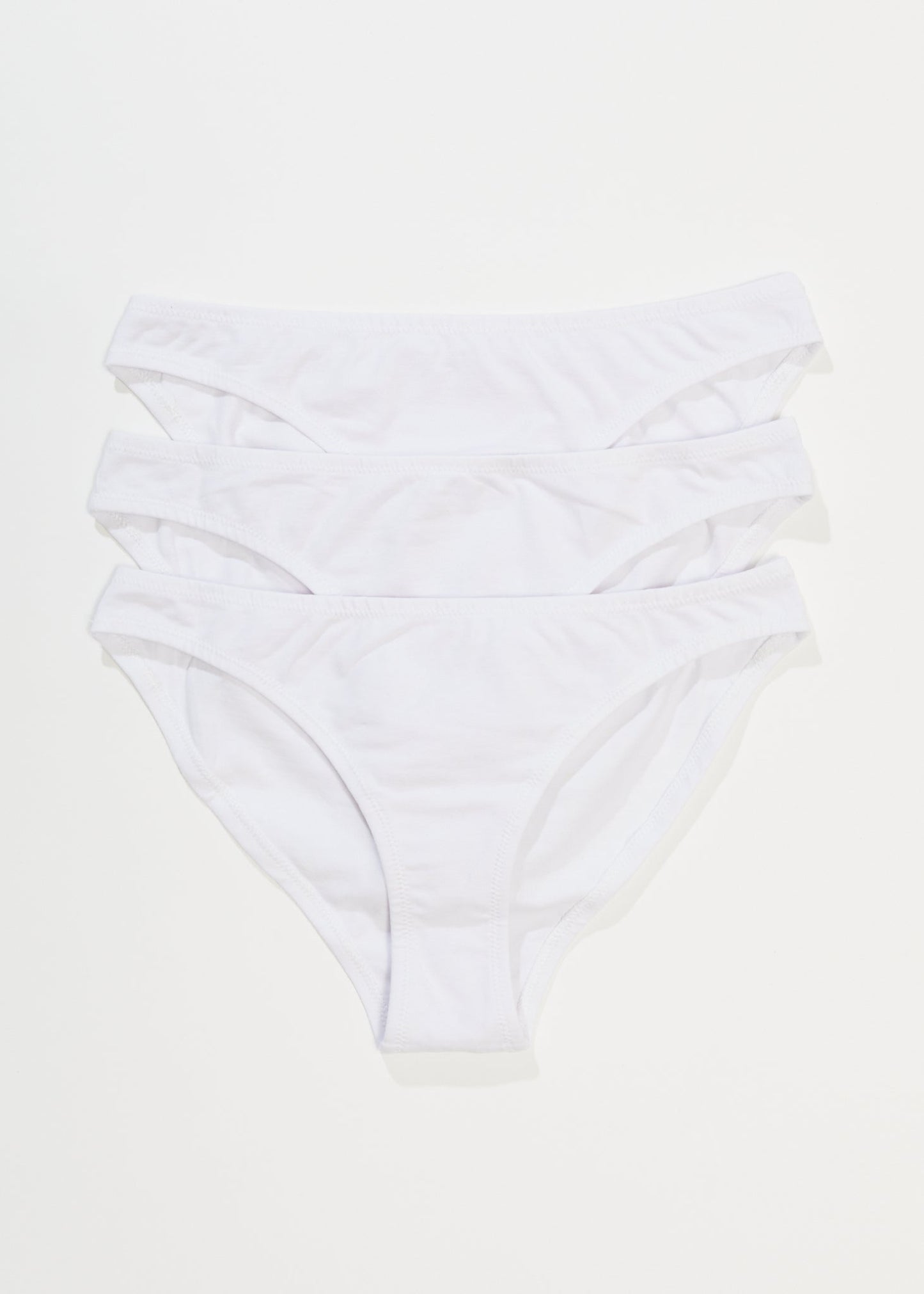 AFENDS Womens Lolly - Bikini Briefs 3 Pack - White