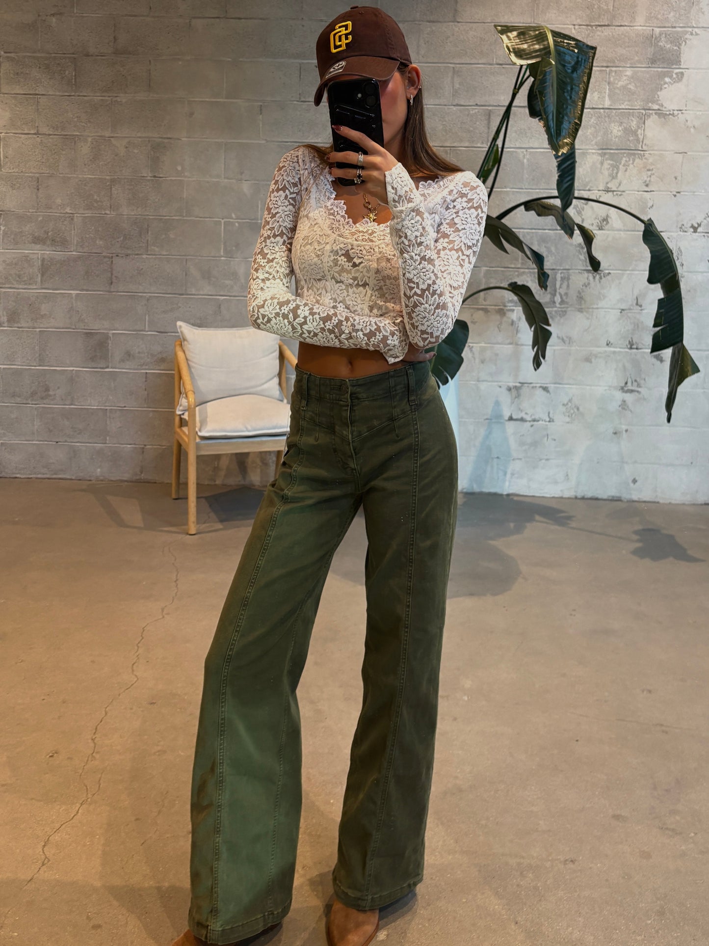 FREE PEOPLE Libre Wide Leg Jeans
