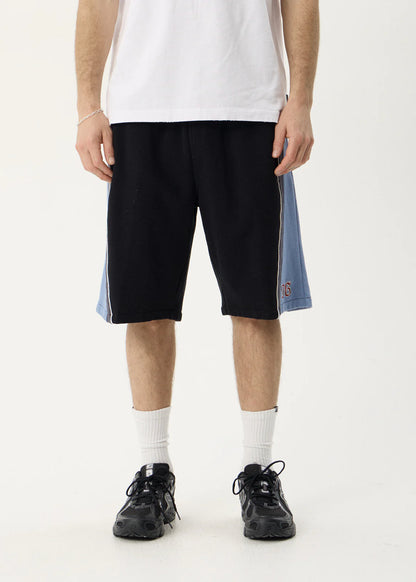 AFENDS Mens Occupancy - Fleece Short 22" - Black