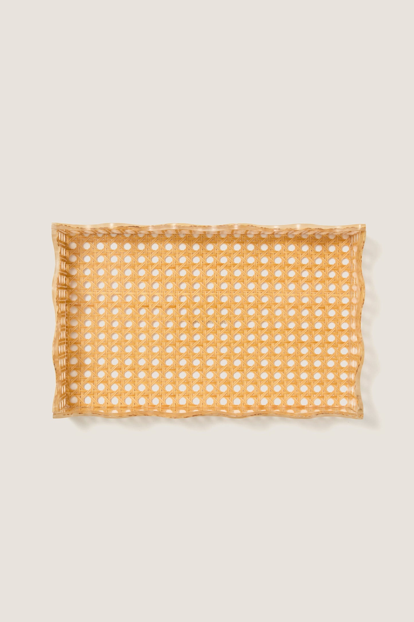 Cane Acrylic Catch All Tray