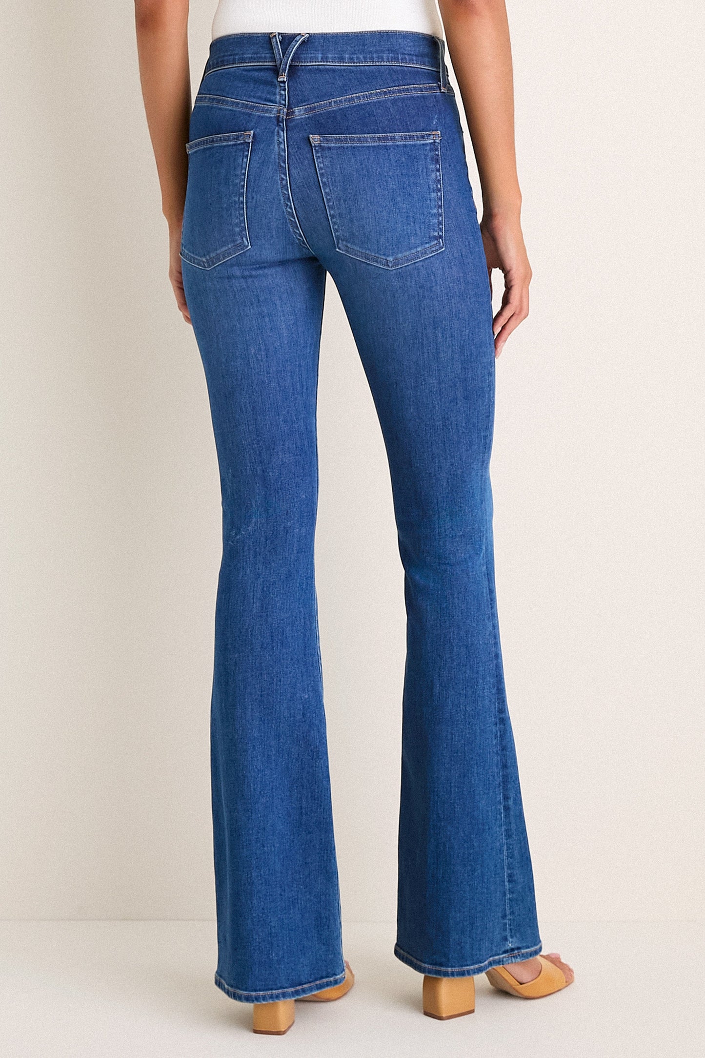 Bright Blue Beverly High Rise Skinny Flare