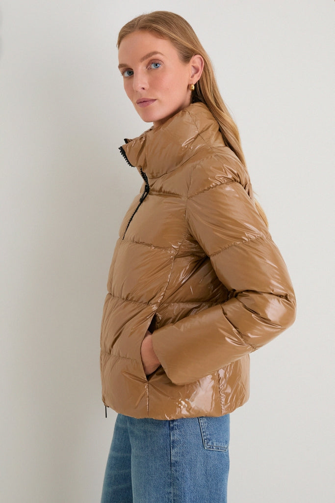 Cammello Gloss Zipper Jacket