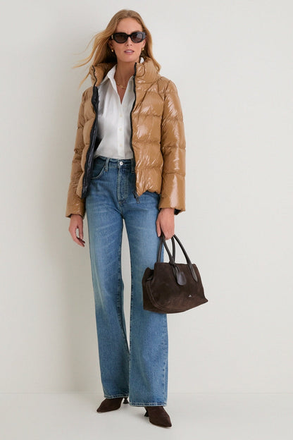 Cammello Gloss Zipper Jacket