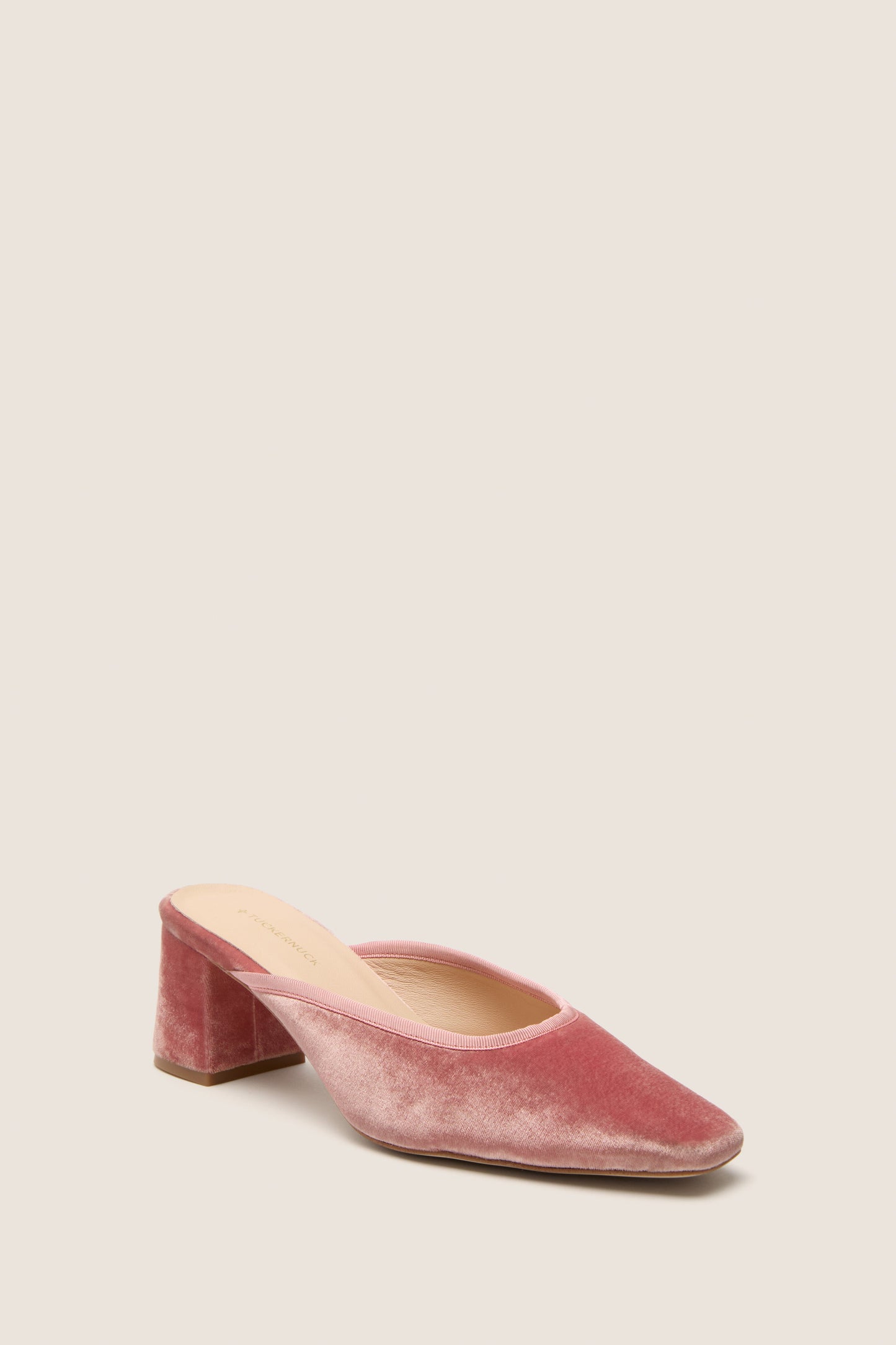 Blush Velvet Tilda Mules