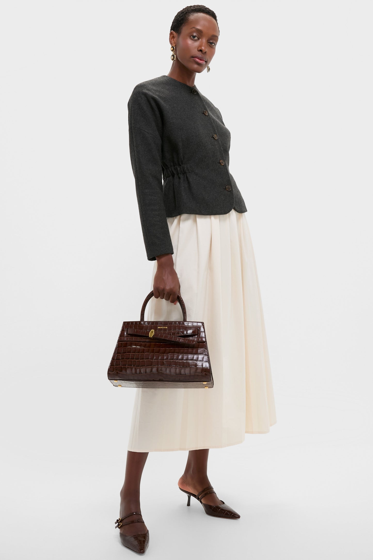 Charcoal Light Atelier Cinch Jacket
