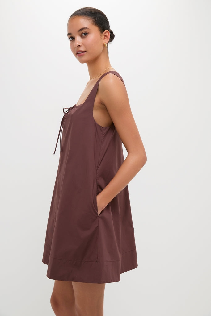 Chocolate Alexis Mini Dress