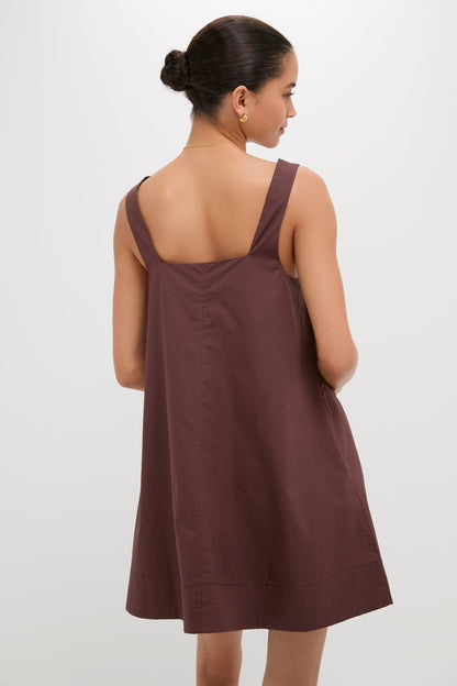 Chocolate Alexis Mini Dress