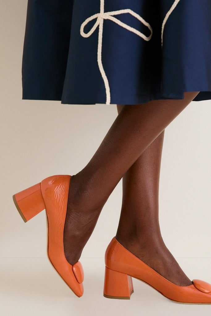 Californian Peach Naplak Naxos Heels