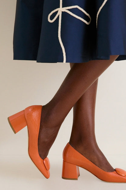 Californian Peach Naplak Naxos Heels