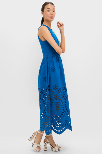 Cerulean Dawn Midi Dress