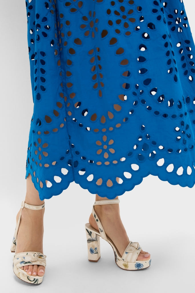 Cerulean Dawn Midi Dress