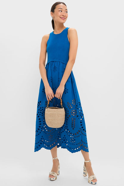 Cerulean Dawn Midi Dress
