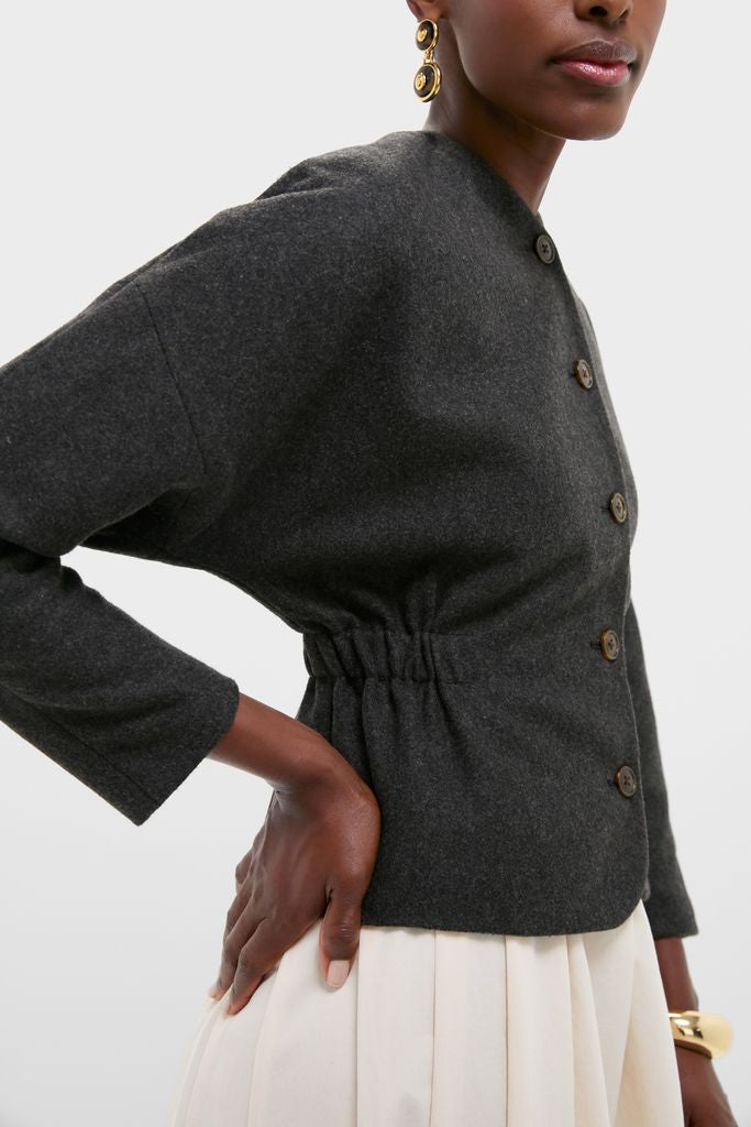 Charcoal Light Atelier Cinch Jacket