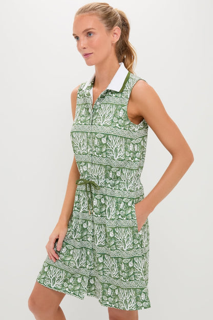 Calypso Reef Sleeveless Performance Jersey Alcott Golf Dress
