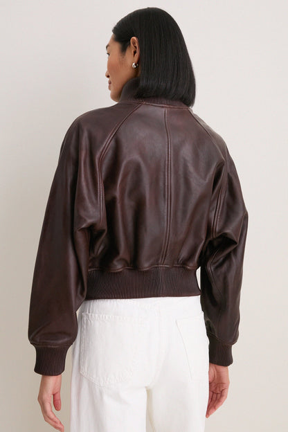 Brown Sheep Skin Leather Jacket